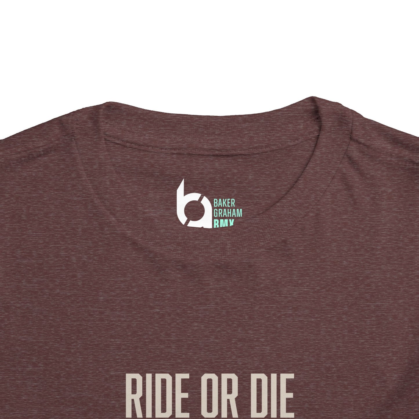 "Ride or Die" Toddler Tee - Tiffany Graphic