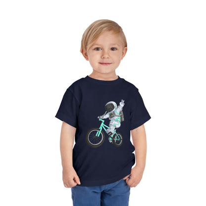 Outer Space BMX Toddler Tee - Tiffany Graphic