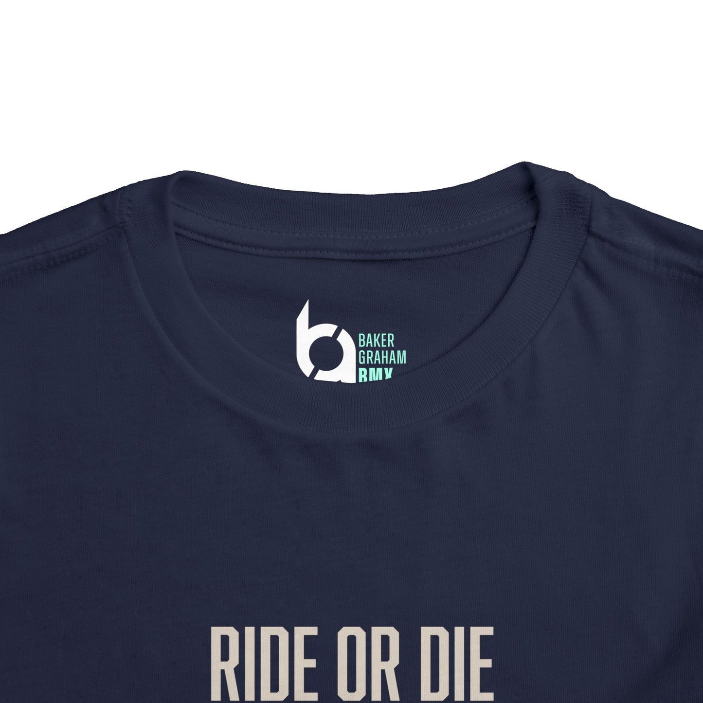 "Ride or Die" Toddler Tee - Tiffany Graphic