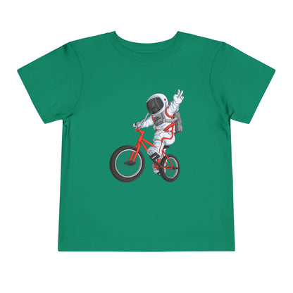 Outer Space BMX Toddler Tee - Red Graphic