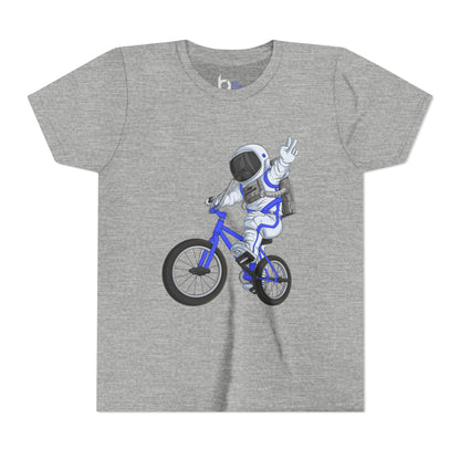 Outer Space BMX Kids Tee - Blue Graphic