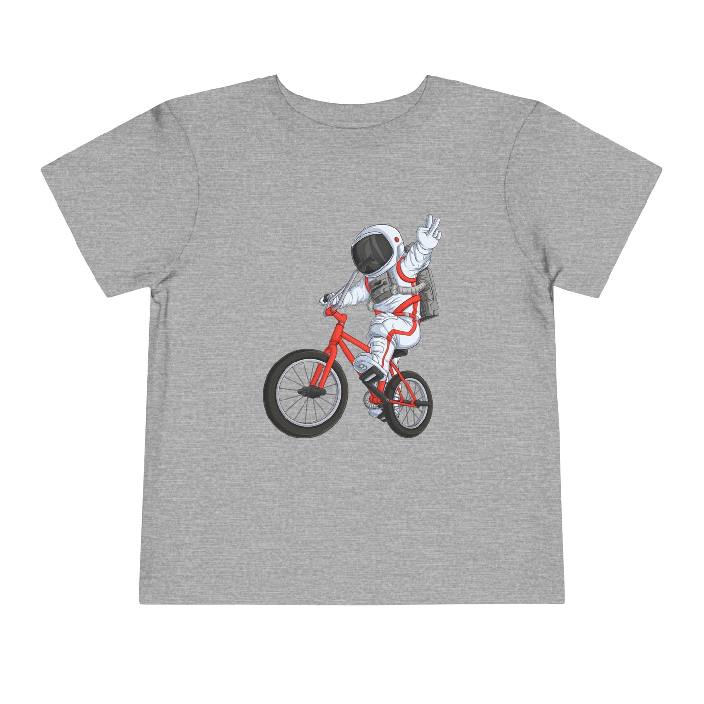 Outer Space BMX Toddler Tee - Red Graphic