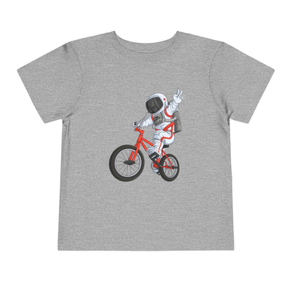 Outer Space BMX Toddler Tee - Red Graphic