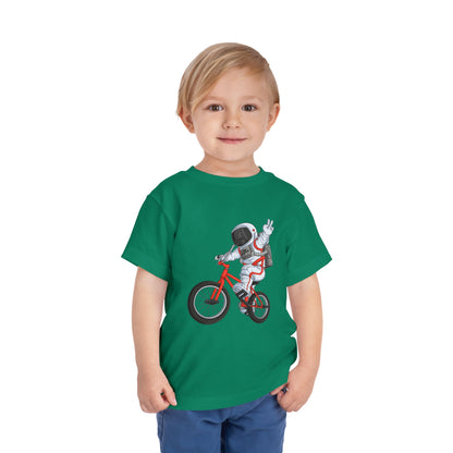 Outer Space BMX Toddler Tee - Red Graphic