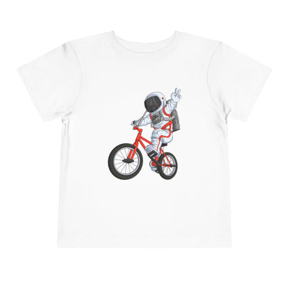 Outer Space BMX Toddler Tee - Red Graphic