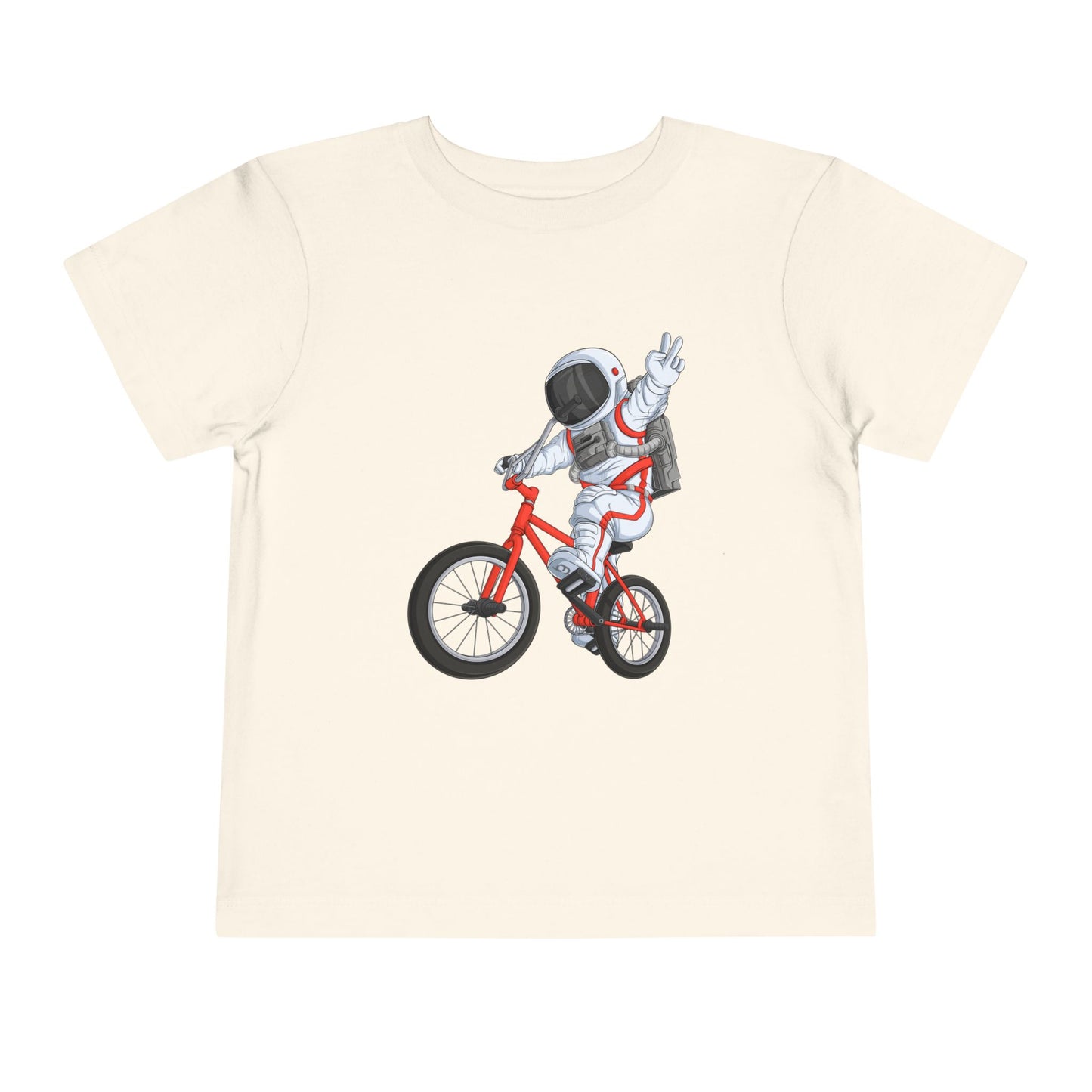Outer Space BMX Toddler Tee - Red Graphic