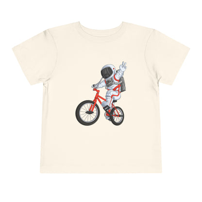 Outer Space BMX Toddler Tee - Red Graphic