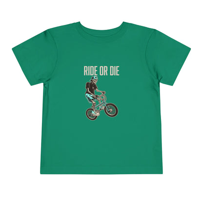 "Ride or Die" Toddler Tee - Tiffany Graphic