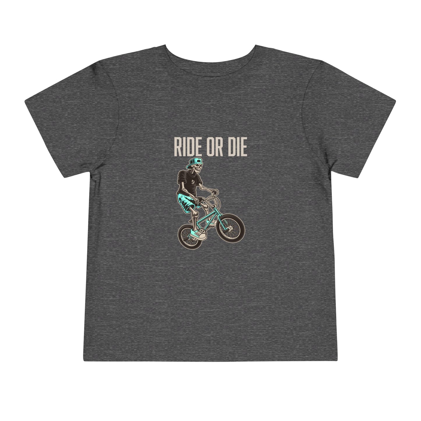 "Ride or Die" Toddler Tee - Tiffany Graphic