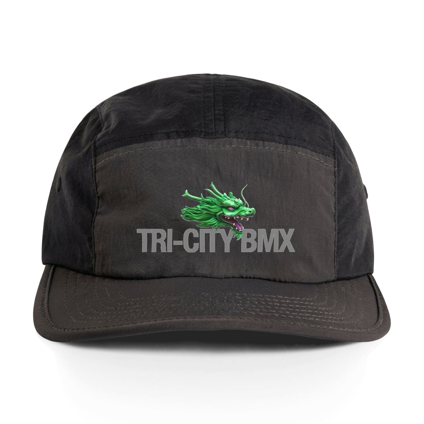 Tri-City BMX Dragon Logo Two-Tone Nylon Cap