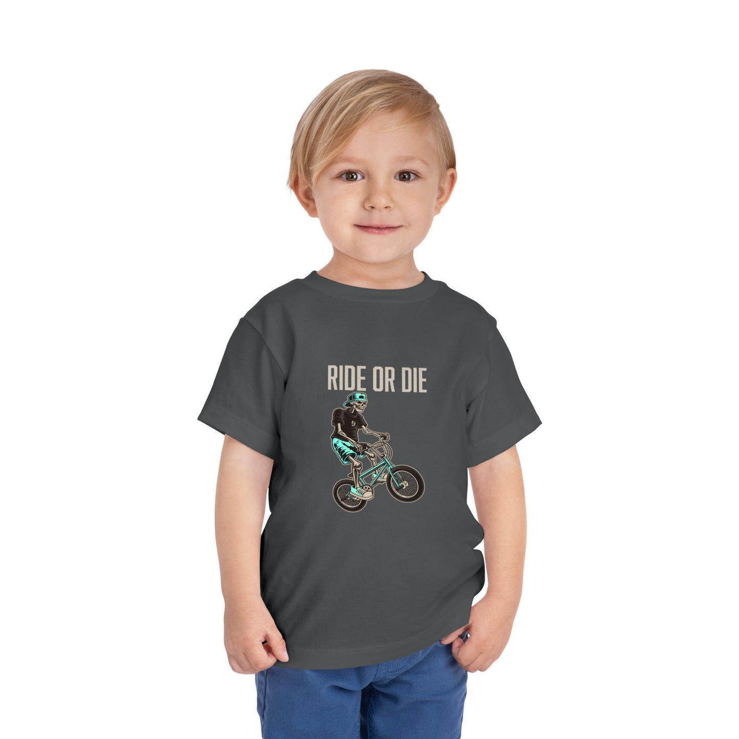 "Ride or Die" Toddler Tee - Tiffany Graphic