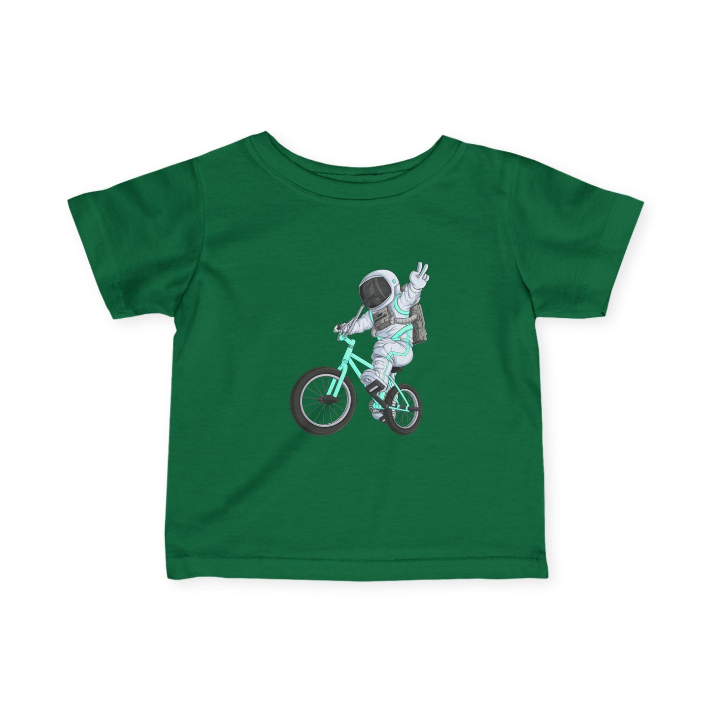 Outer Space BMX Infant Tee - Tiffany Graphic
