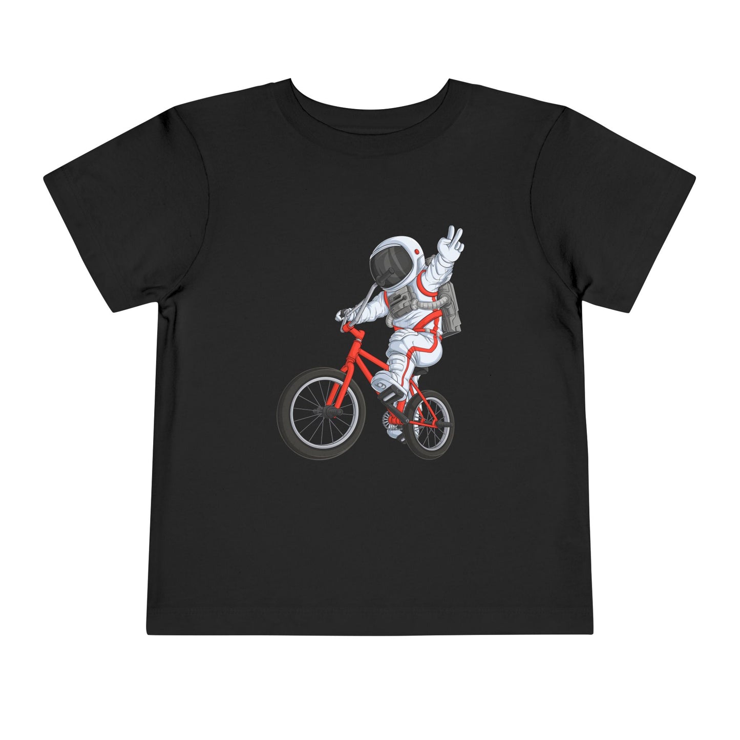 Outer Space BMX Toddler Tee - Red Graphic