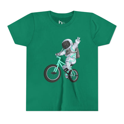 Outer Space BMX Kids Tee - Tiffany Graphic