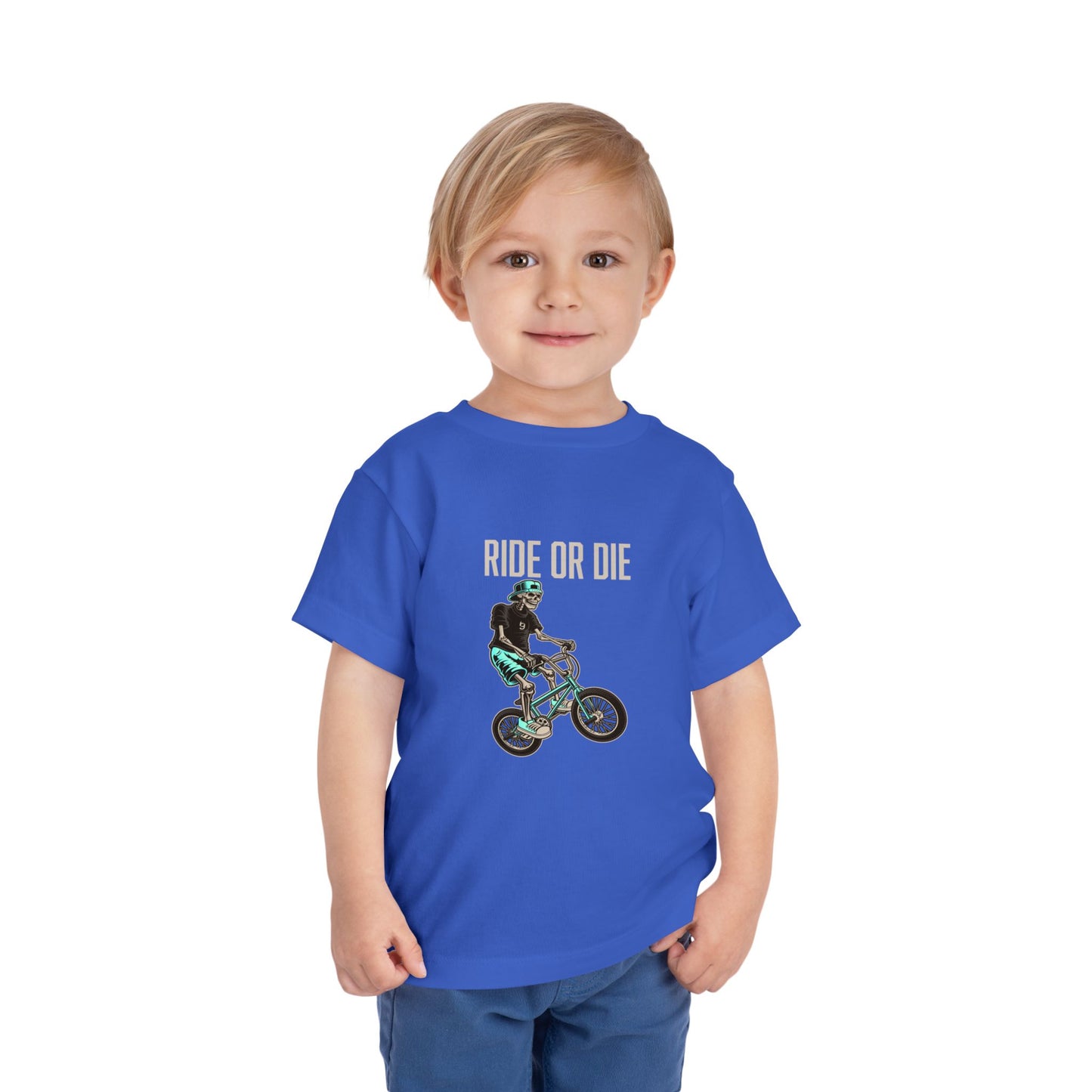 "Ride or Die" Toddler Tee - Tiffany Graphic