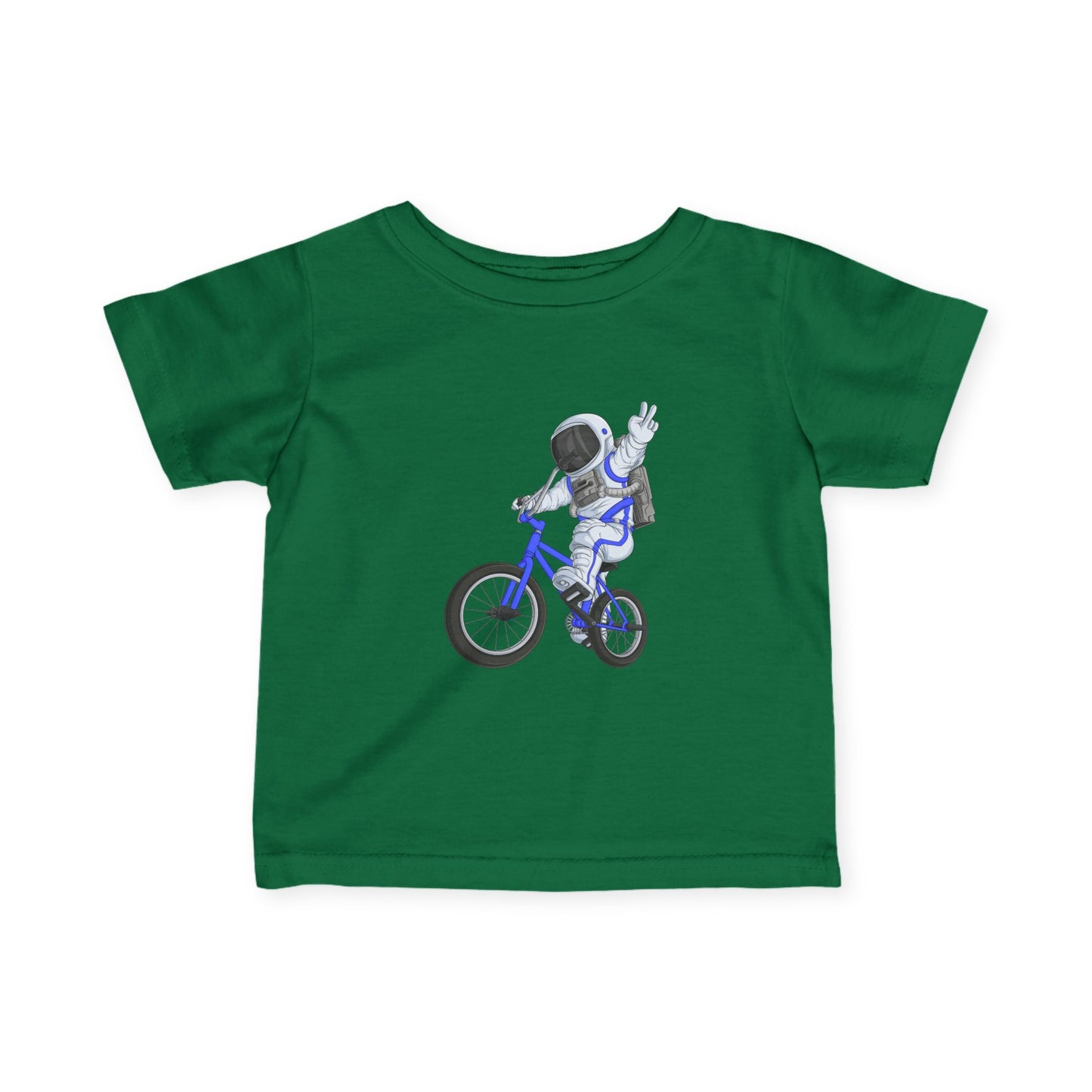 Outer Space BMX Infant Tee - Blue Graphic
