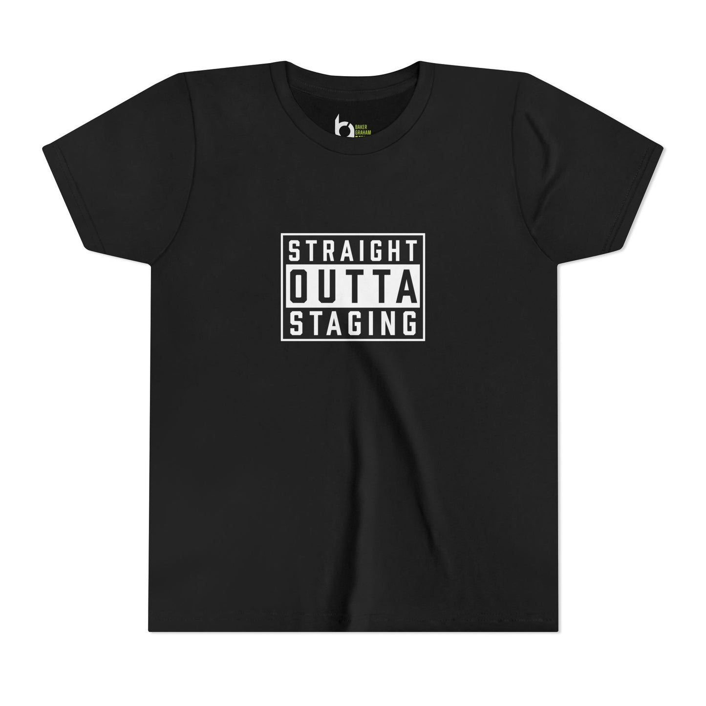 "Straight Outta Staging" BMX Kids Tee