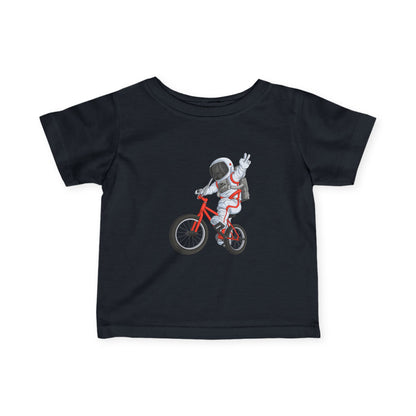 Outer Space BMX Infant Tee - Red Graphic