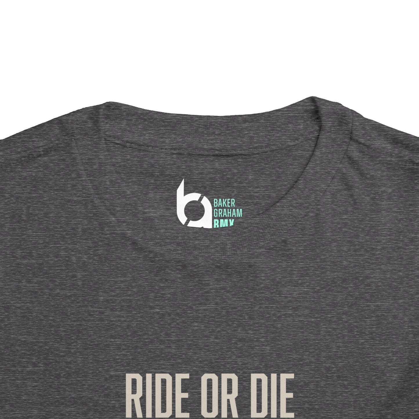 "Ride or Die" Toddler Tee - Tiffany Graphic
