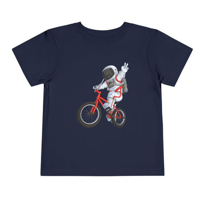 Outer Space BMX Toddler Tee - Red Graphic