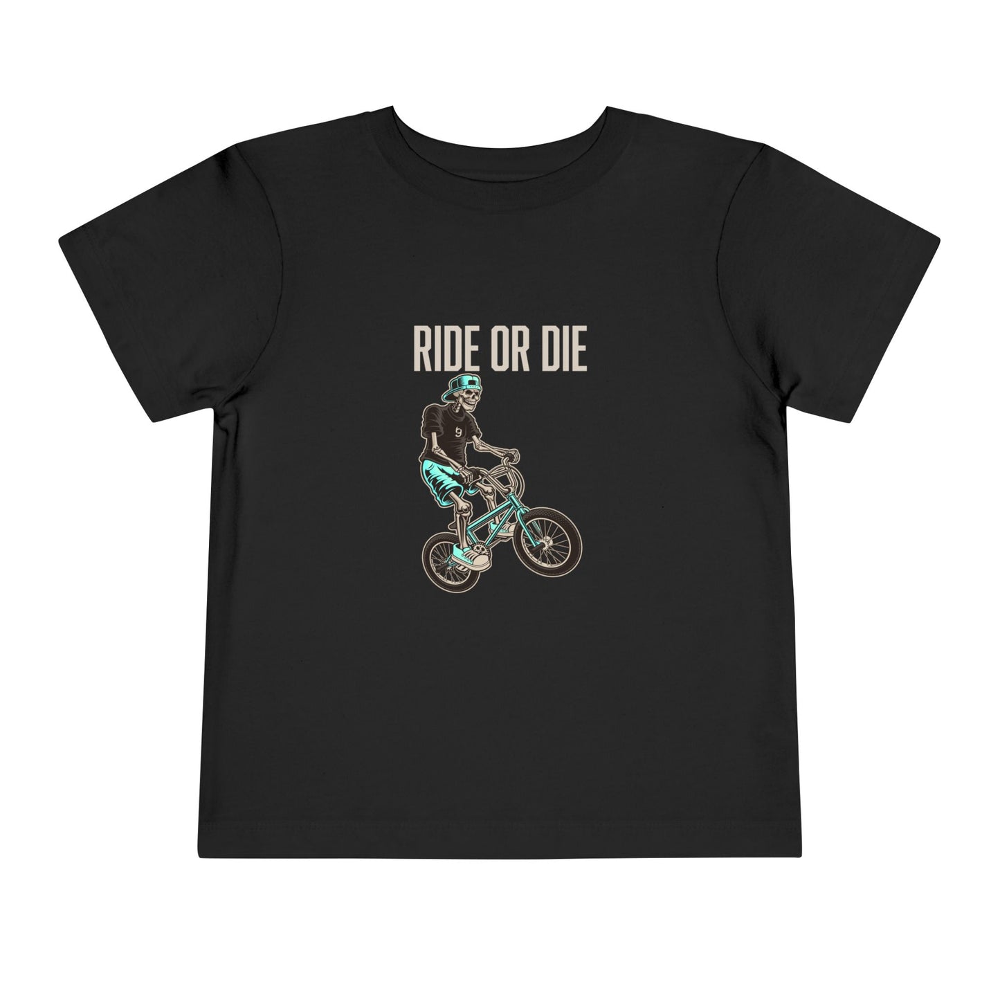 "Ride or Die" Toddler Tee - Tiffany Graphic