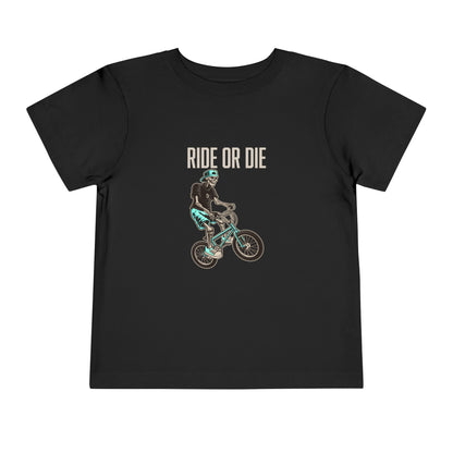 "Ride or Die" Toddler Tee - Tiffany Graphic