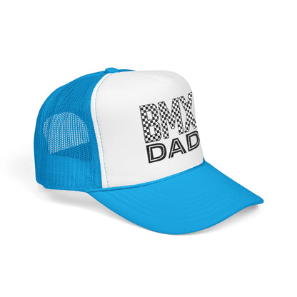 Checkered BMX Dad Foam Trucker Hat