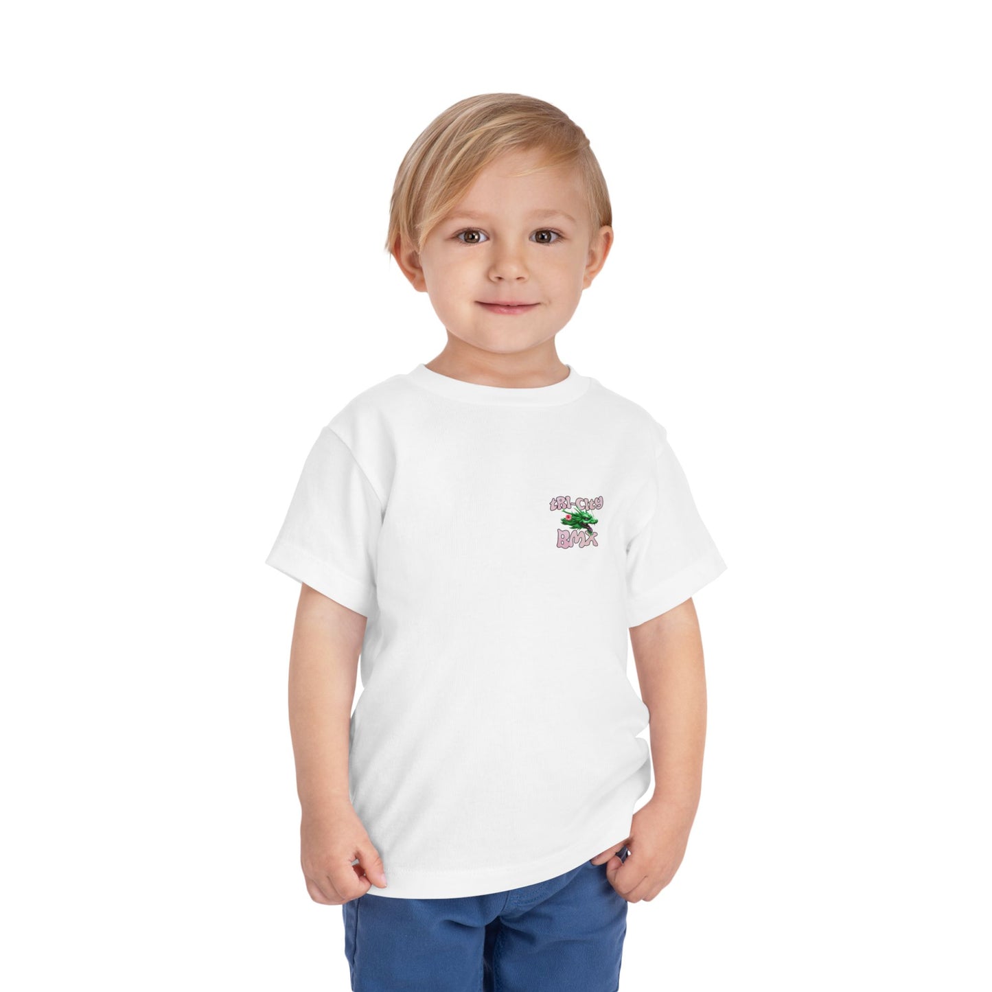 Toddler Tee — 'Tri-City Baby' Floral Graphic Kids Shirt