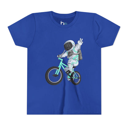 Outer Space BMX Kids Tee - Tiffany Graphic
