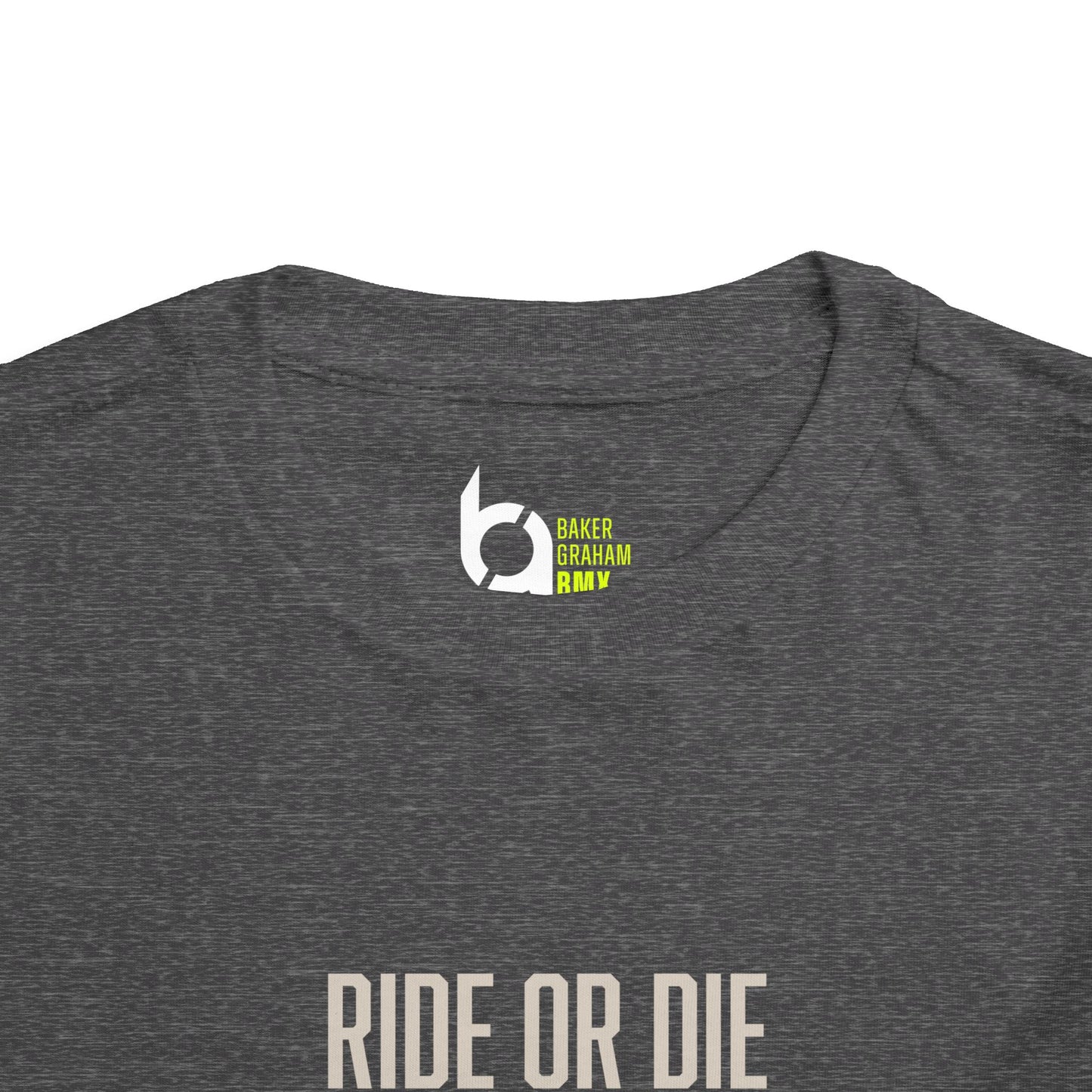 "Ride or Die" Toddler Tee - Chartreuse Graphic