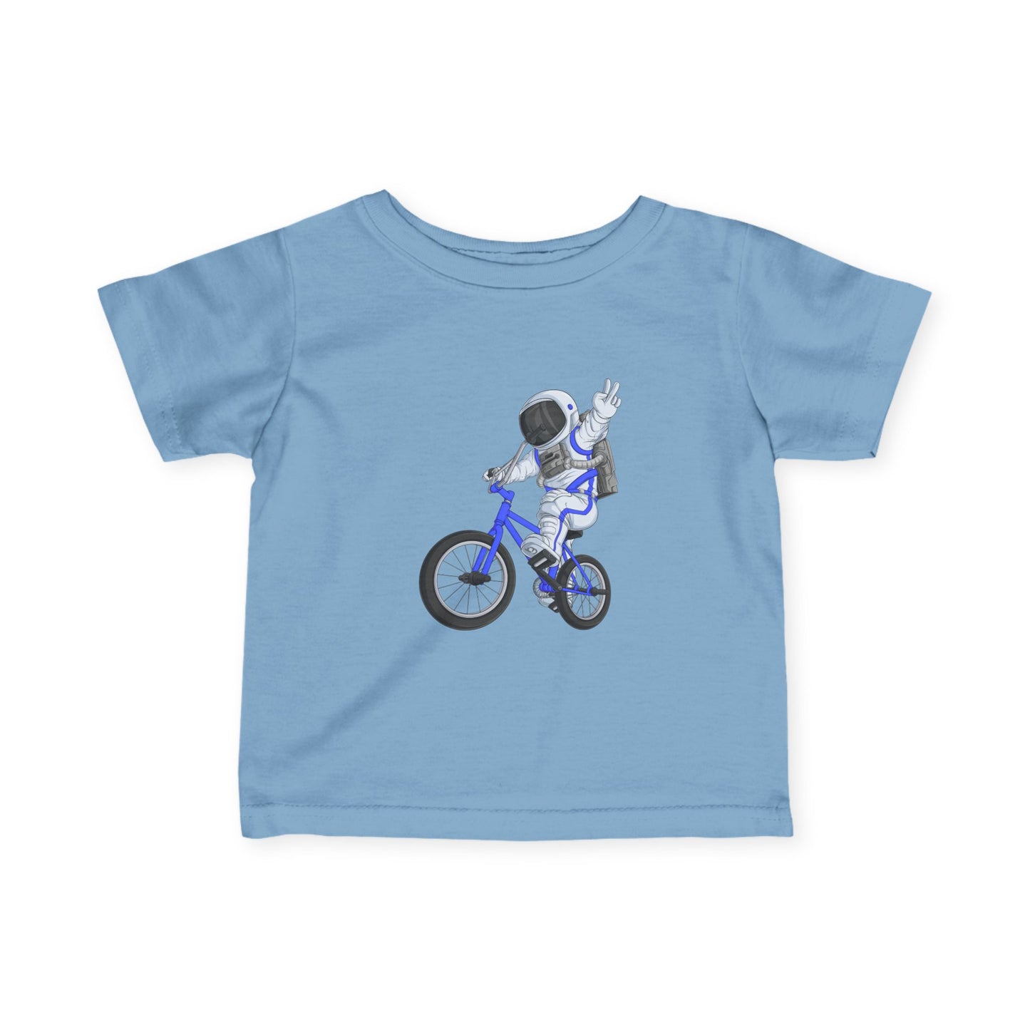 Outer Space BMX Infant Tee - Blue Graphic
