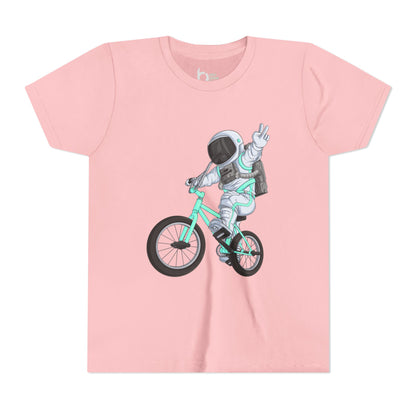 Outer Space BMX Kids Tee - Tiffany Graphic