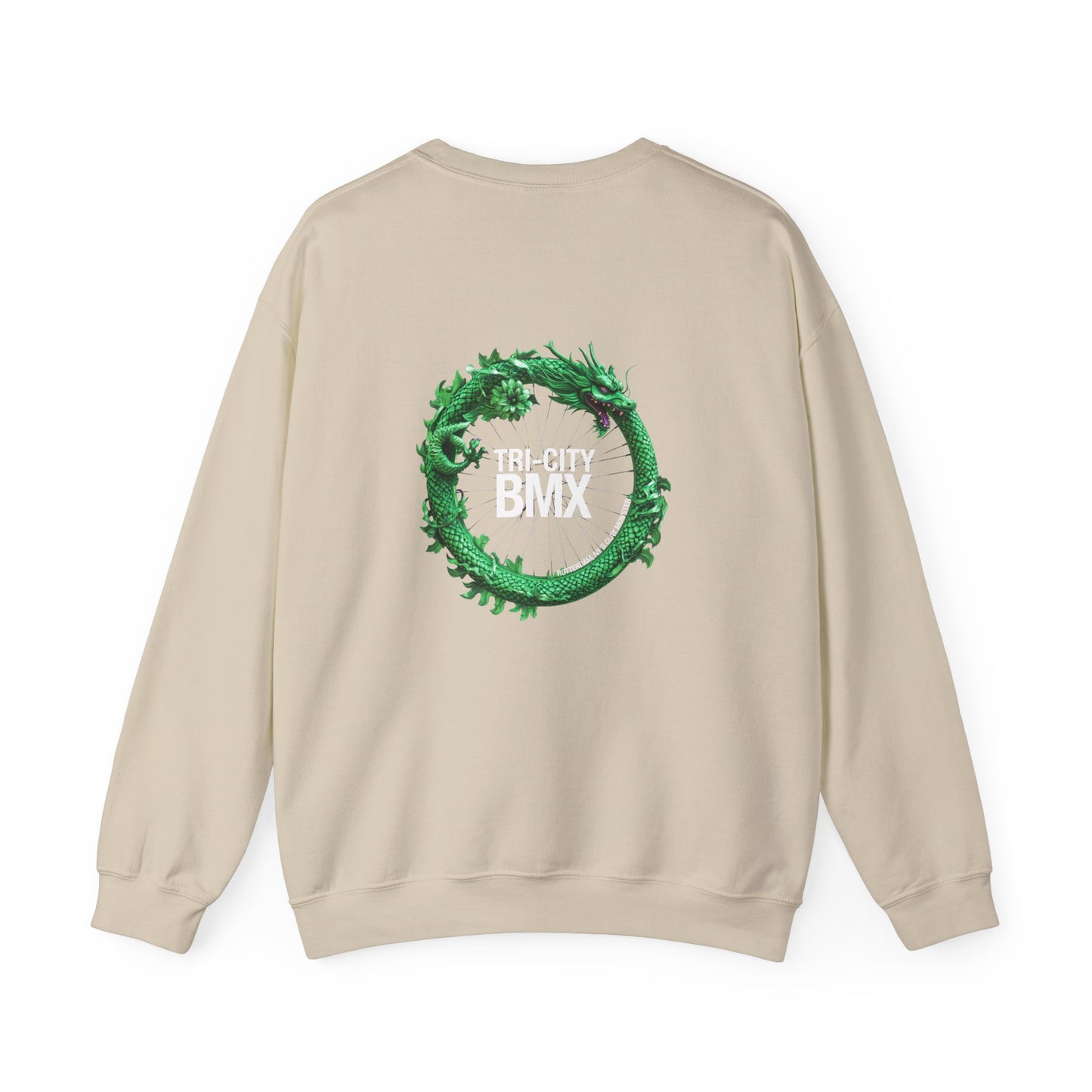 Tri-City BMX Dragon Wheel Crewneck Sweatshirt