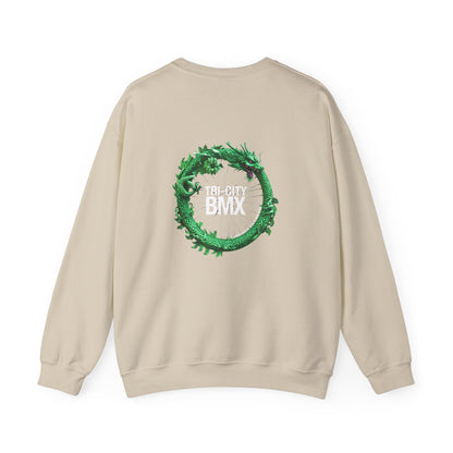 Tri-City BMX Dragon Wheel Crewneck Sweatshirt