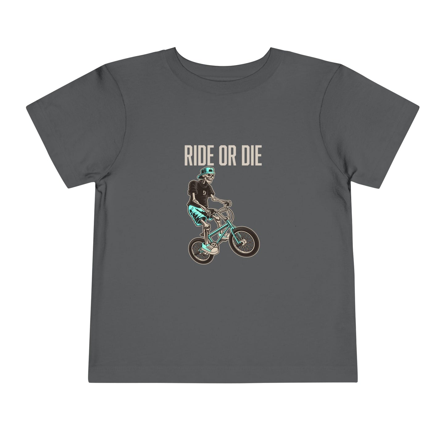 "Ride or Die" Toddler Tee - Tiffany Graphic