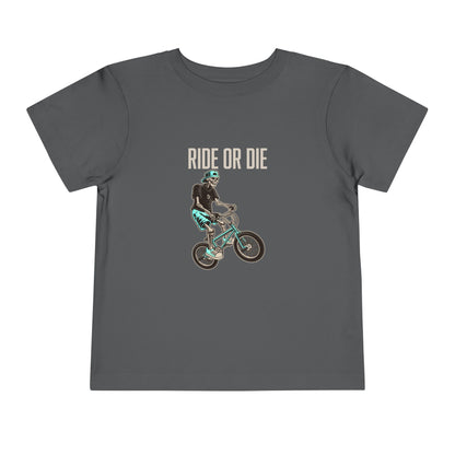 "Ride or Die" Toddler Tee - Tiffany Graphic