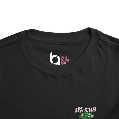 Toddler Tee — 'Tri-City Baby' Floral Graphic Kids Shirt