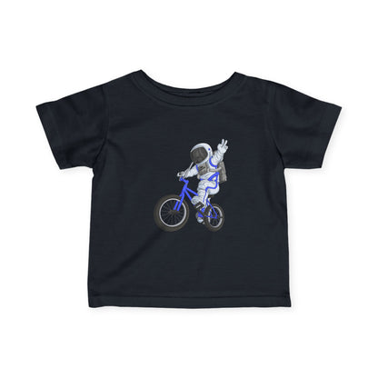 Outer Space BMX Infant Tee - Blue Graphic