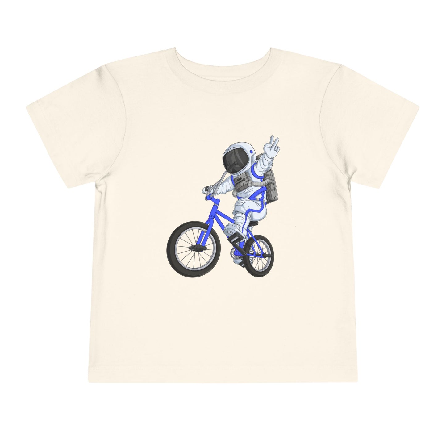 Outer Space BMX Toddler Tee - Blue Graphic