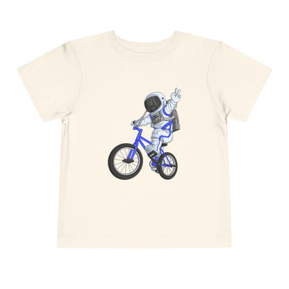 Outer Space BMX Toddler Tee - Blue Graphic