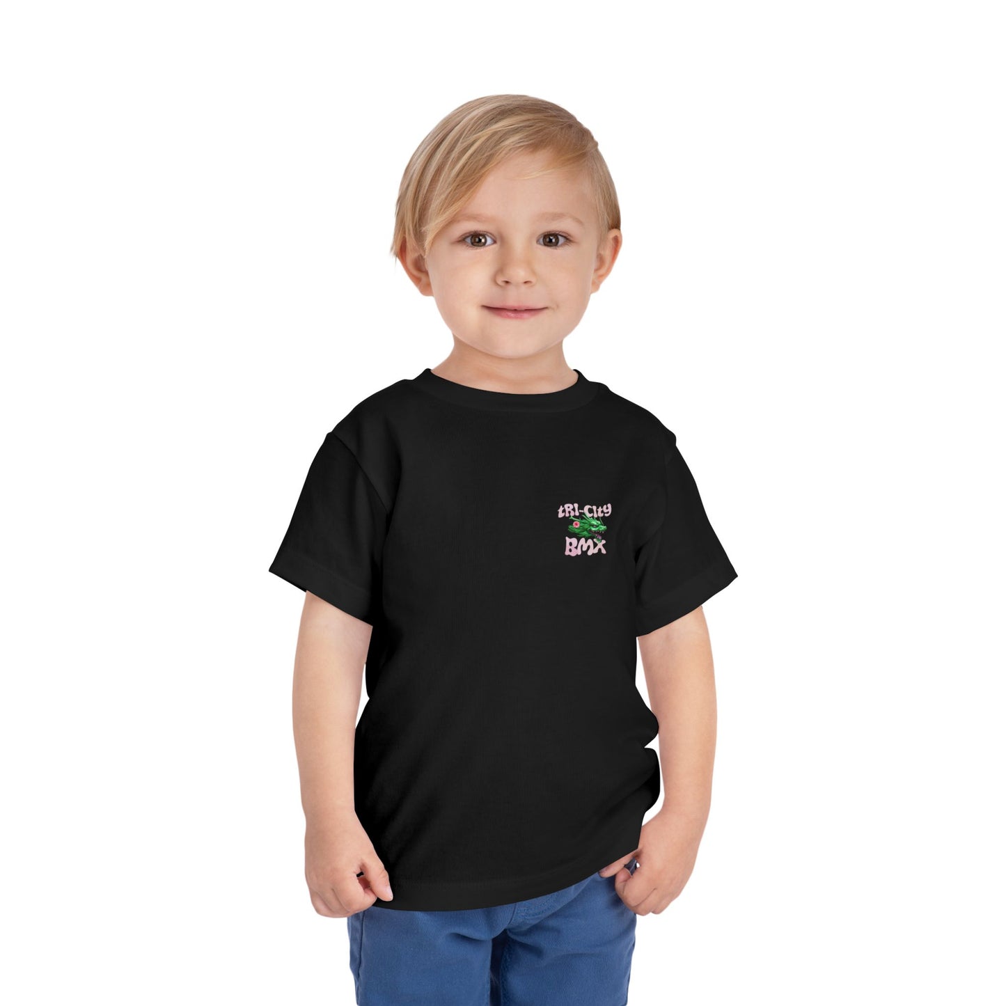 Toddler Tee — 'Tri-City Baby' Floral Graphic Kids Shirt