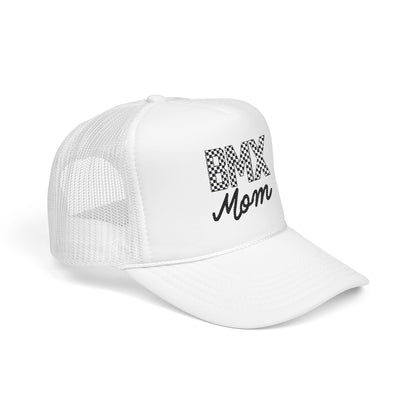 Checkered BMX Mom Foam Trucker Hat