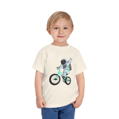Outer Space BMX Toddler Tee - Tiffany Graphic