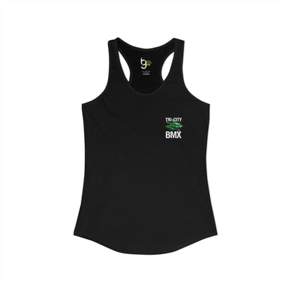 Women's Tri-City BMX Dragon Wheel Racerback Tank