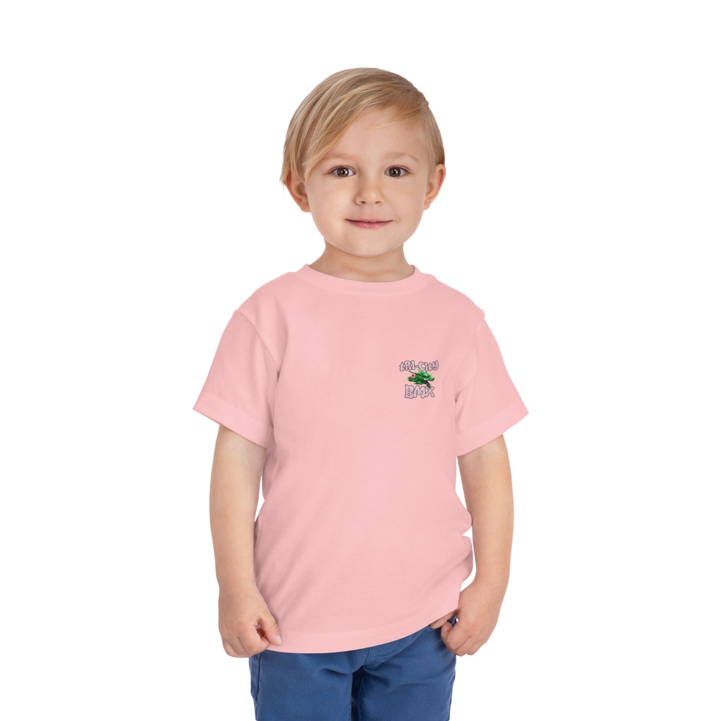 Toddler Tee — 'Tri-City Baby' Floral Graphic Kids Shirt