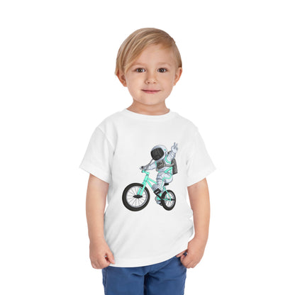 Outer Space BMX Toddler Tee - Tiffany Graphic