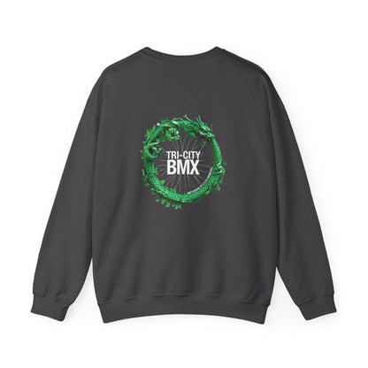 Tri-City BMX Dragon Wheel Crewneck Sweatshirt