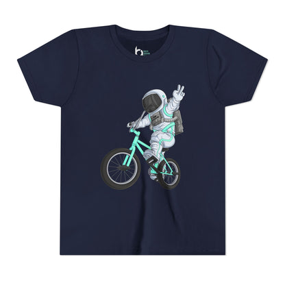 Outer Space BMX Kids Tee - Tiffany Graphic