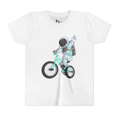 Outer Space BMX Kids Tee - Tiffany Graphic