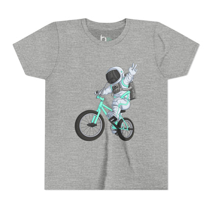 Outer Space BMX Kids Tee - Tiffany Graphic